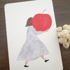 Necktie Postcard - Carry Apple