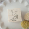 BOUS stamp - Reading Rabbit
