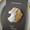 Naoko Nakajima Handmade Ceramic Brooch - Pony
