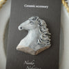 Naoko Nakajima Handmade Ceramic Brooch - Horse