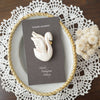 Naoko Nakajima Handmade Ceramic Brooch - Swan