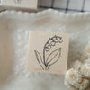 Hutte Paper Works Stamp - Lily of the Valley