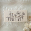 Hutte Paper Works Stamp - Wild Flowers