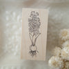 Hutte Paper Works Stamp - Hyacinth