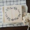 Hutte Paper Works Stamp - Flower Wreath