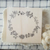 Hutte Paper Works Stamp - Flower Wreath