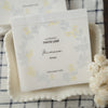 Hutte Paper Works Letterpress Memo Pad - Mimosa Wreath