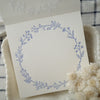 Hutte Paper Works Letterpress Memo Pad - Wreath Flower