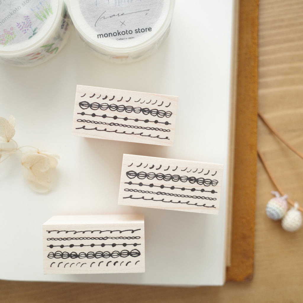 monokoto store rubber stamp - Pattern A [Tomoko Shinozuka]