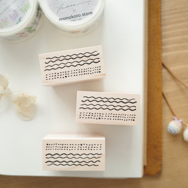 monokoto store rubber stamp - Pattern D [Tomoko Shinozuka]