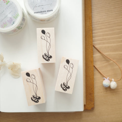 monokoto store rubber stamp - Balloon [Akiko Okajima]