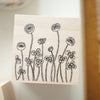 monokoto store rubber stamp - White Clover [Akiko Okajima]