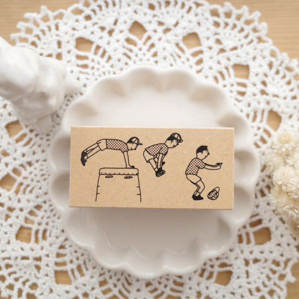 36 Sublo rubber stamp - Vaulting horse
