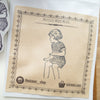 Mic Moc - 'Come Sit With Me' Rubber Stamp