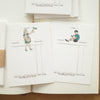 Mic Moc - Vintage Journal Card Set  - JC 005 'My Play Book' White