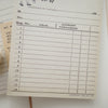 Mic Moc - 'Milk Girl' Vintage Grocer Receipt Note Pad