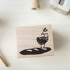 Hankodori stamp - Bird and Baguette