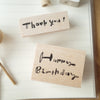 Hankodori stamp - Handwritten Thank You