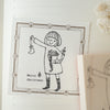 BOUS stamp - Merry Christmas Girl
