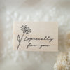 Hutte Paper Works Stamp - Aster/Especially For You
