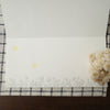 Hutte Paper Works Long Letterpress Memo Pad - Spring Flower