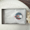 toi toi toi Handmade Accessories - Brooch Circle Long-tailed tit (Pre-order)