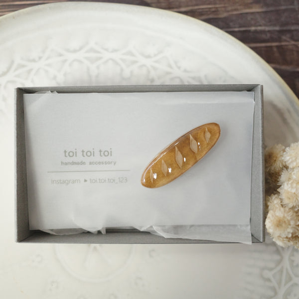 toi toi toi Handmade Accessories - Brooch KASANARI Baguette