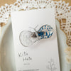 Kito Hato Handmade Brooch - Butterfly (turquoise blue)