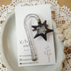 Kito Hato Handmade Brooch - Star Stick (Black)
