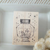 Nonnlala rubber stamp - Crystal Bottle