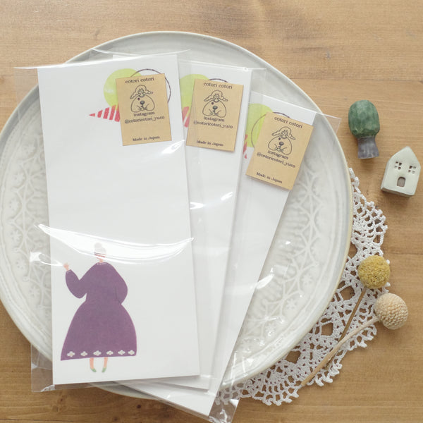 Cotori Cotori Memo paper - Girls (6 designs)