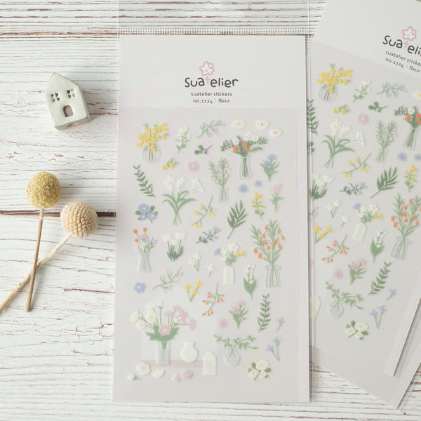 Suatelier sticker - fleur 1124
