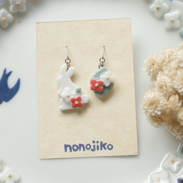 Nonojiko Handmade Accessories - Pierce Rabbit  (32)