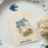 Nonojiko Handmade Accessories - Brooch Camomile & Bear (16)