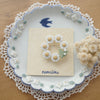 Nonojiko Handmade Accessories - Brooch Camomile & Lily of the valley (14)