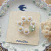 Nonojiko Handmade Accessories - Brooch Camomile & Lily of the valley (14)
