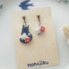 Nonojiko Handmade Accessories - Earring Cat and Flower (22)