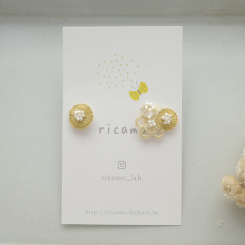 Ricamo Handmade Accessories - Embroidery earrings