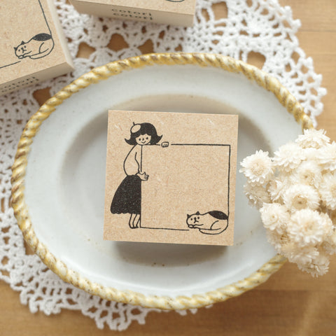 Cotori Cotori Rubber Stamp - Cat Memo