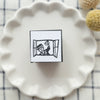 Kocka Stamp - Window and postman