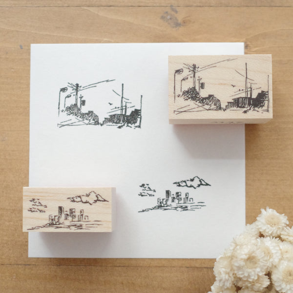 ma7stamp rubber stamp - City