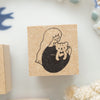 Cotori Cotori Rubber Stamp - Girl & Bear
