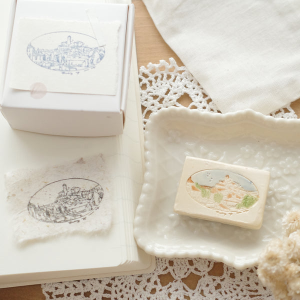 Jesslynnpadilla rubber stamp - Ceramic-Florence Town