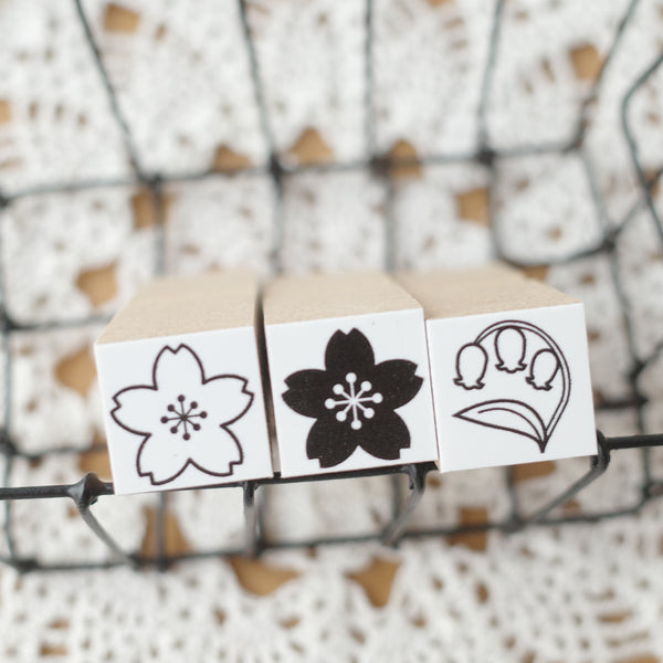 Japanese rubber stamp - Flower