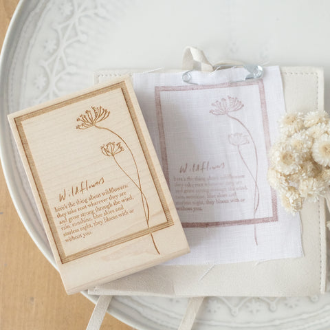 Jesslynnpadilla rubber stamp - If I were a wildflower...