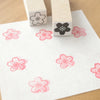 Japanese rubber stamp - Flower