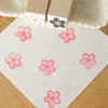 Japanese rubber stamp - Flower