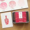 Shachihata Japanese Color oil-based Ink Pad - Akane (茜色)