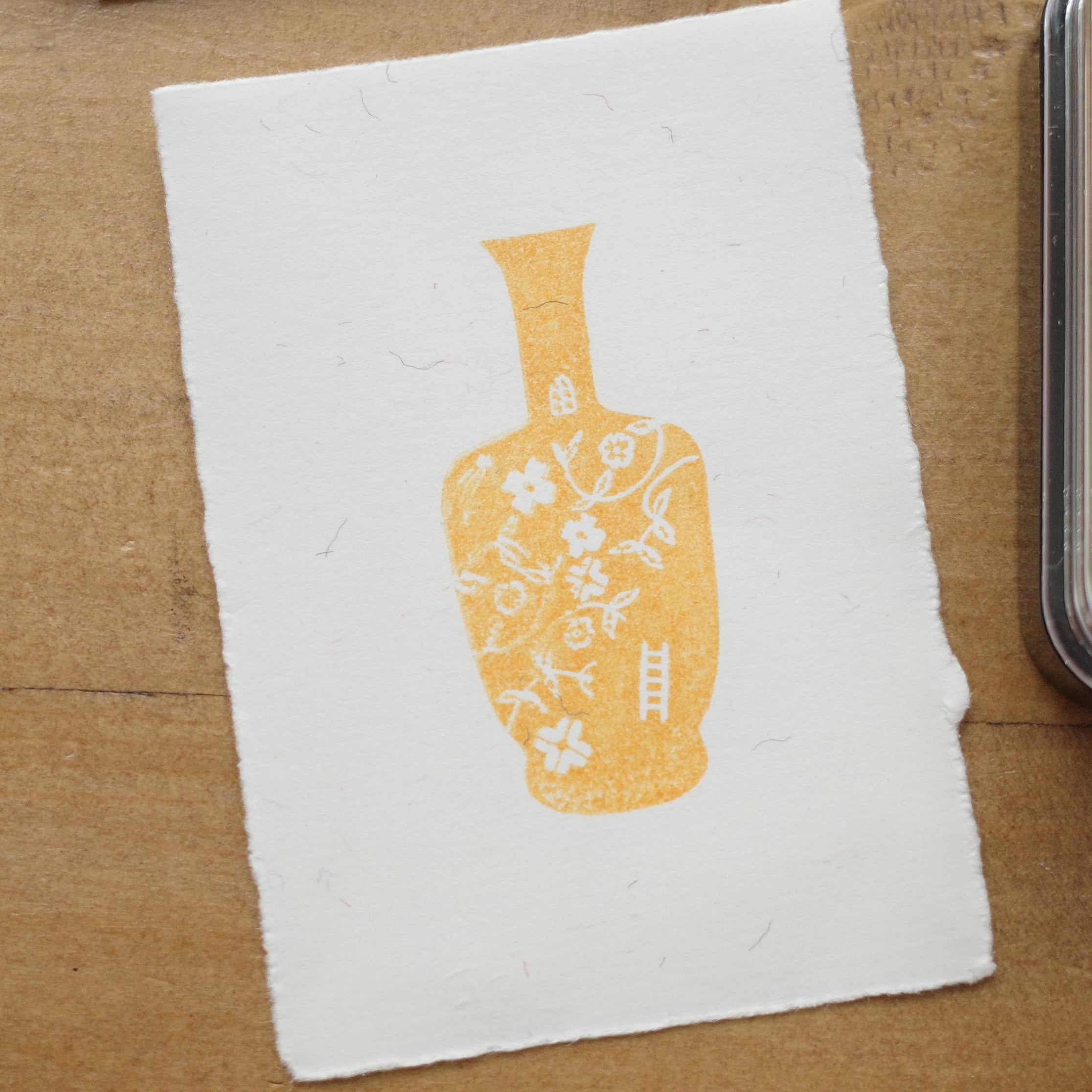 Yamabuki Ryou Color Shachihata Japanese Color oil-based Ink Pad - Yamabuki (山吹色) – petit ...