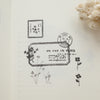 Yohaku rubber stamp - Label